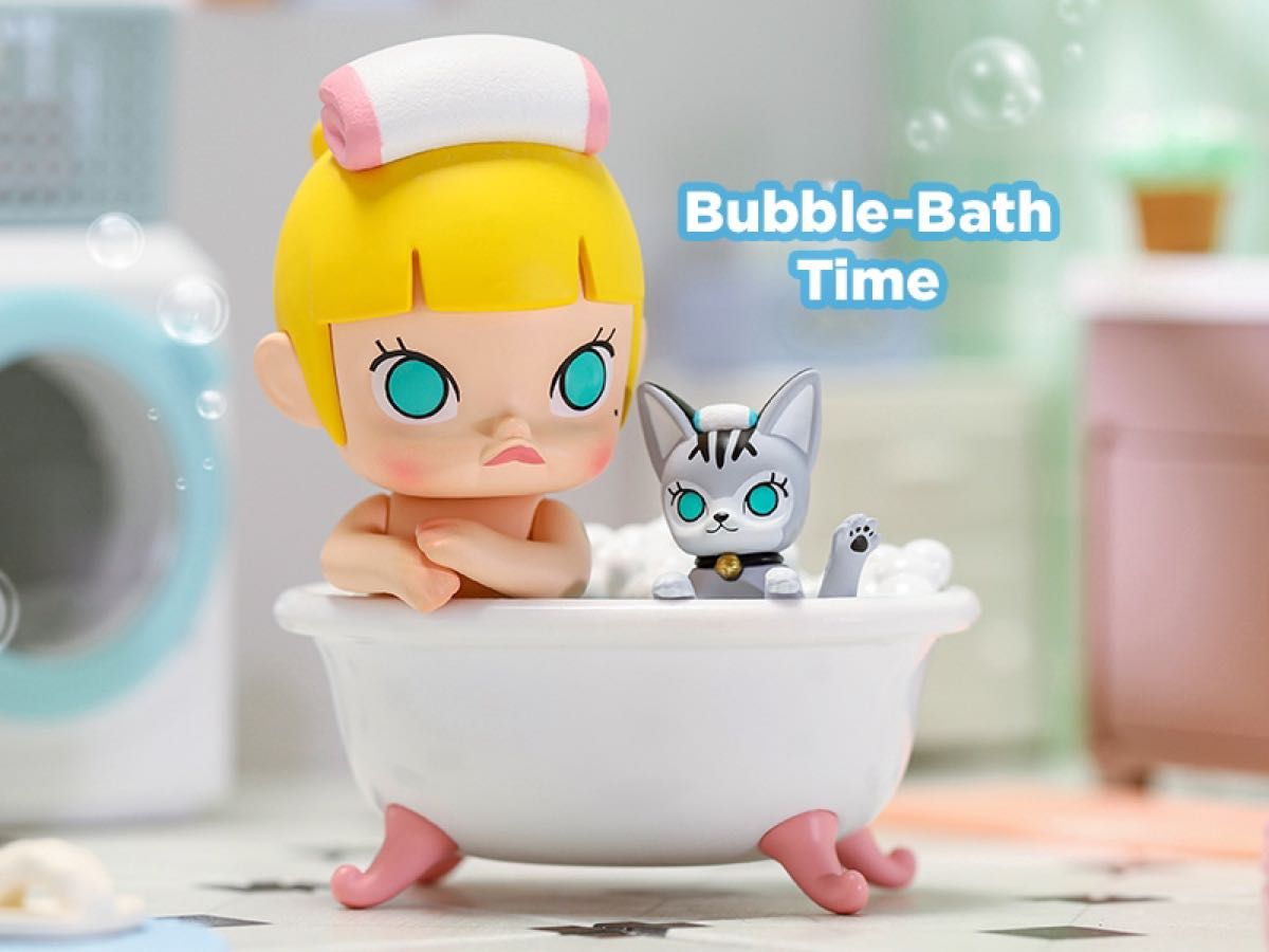 MOLLY のんびりな1日 シリーズ Modern Day Meditation Bubble-Bath Time POPMART