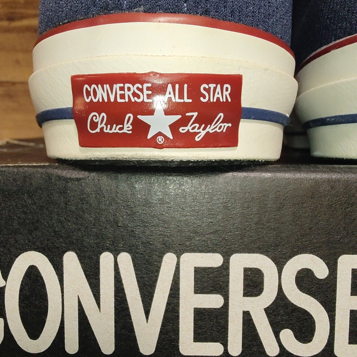 未使用 CONVERSE コンバース 100周年 チャクテイラー ハイカット  スニーカー HI ネイビー