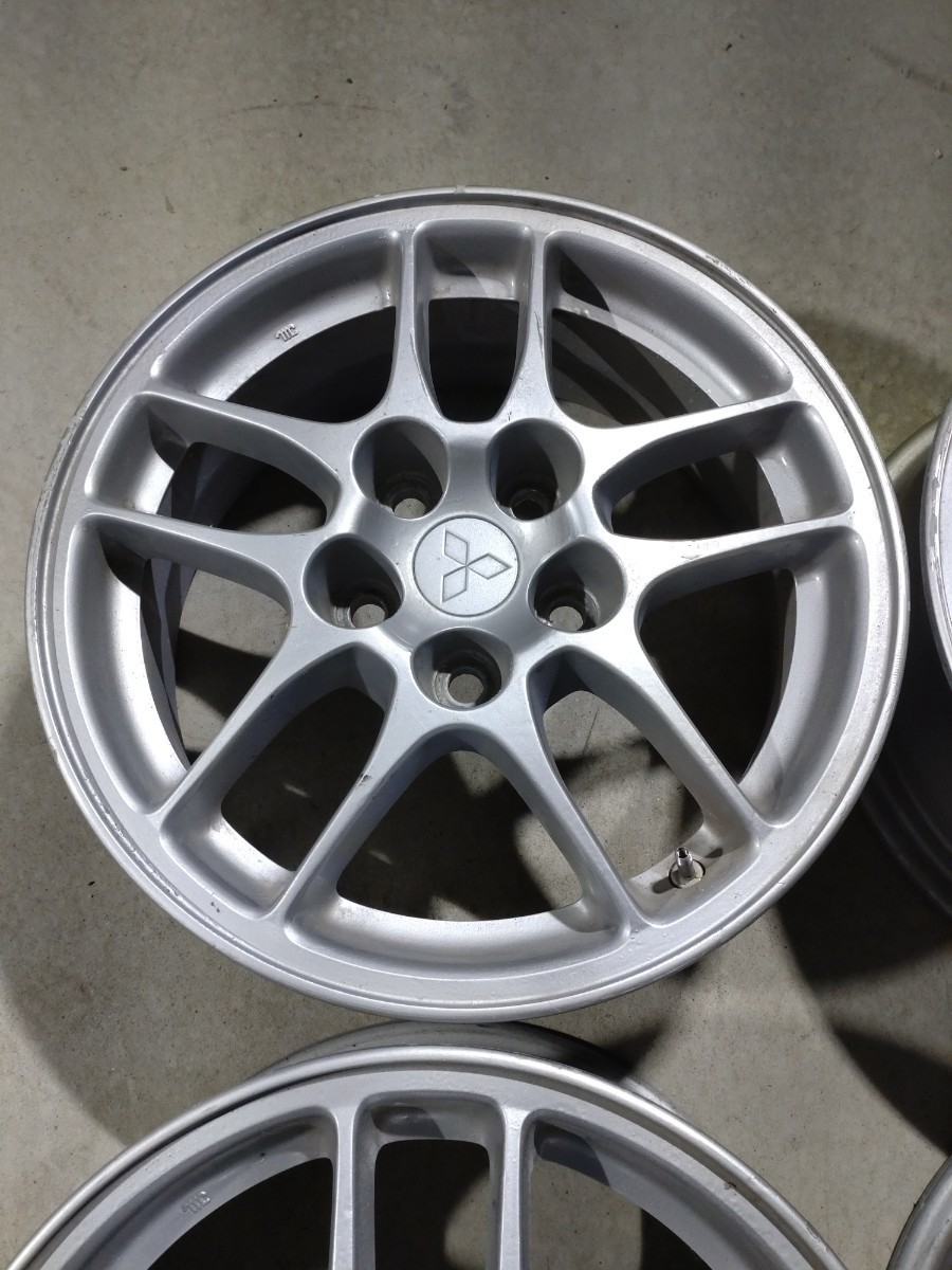 EC5A ギャランVR-4 EC5W レグナムVR-4 純正アルミホイール 16×6.5J オフ38 5穴 PCD114.3 ランサーエボリューション RVR パジェロミニなど_画像3