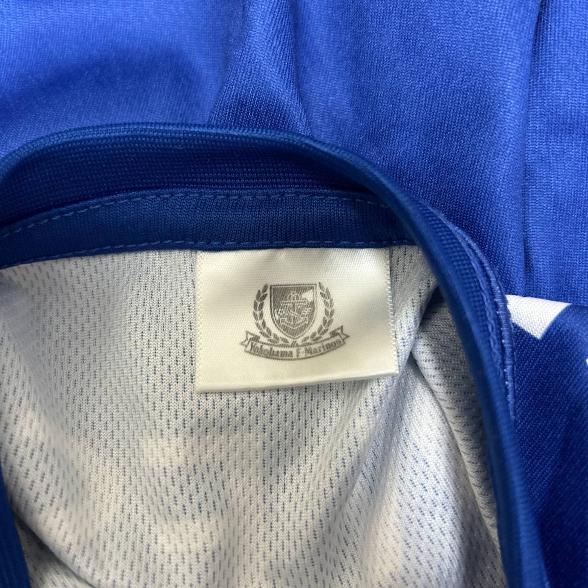 S1138 横浜Fマリノス メンズ Tシャツ 半袖 カジュアル ブルー（青）無地 ポリエステル 万能 サッカー _画像5