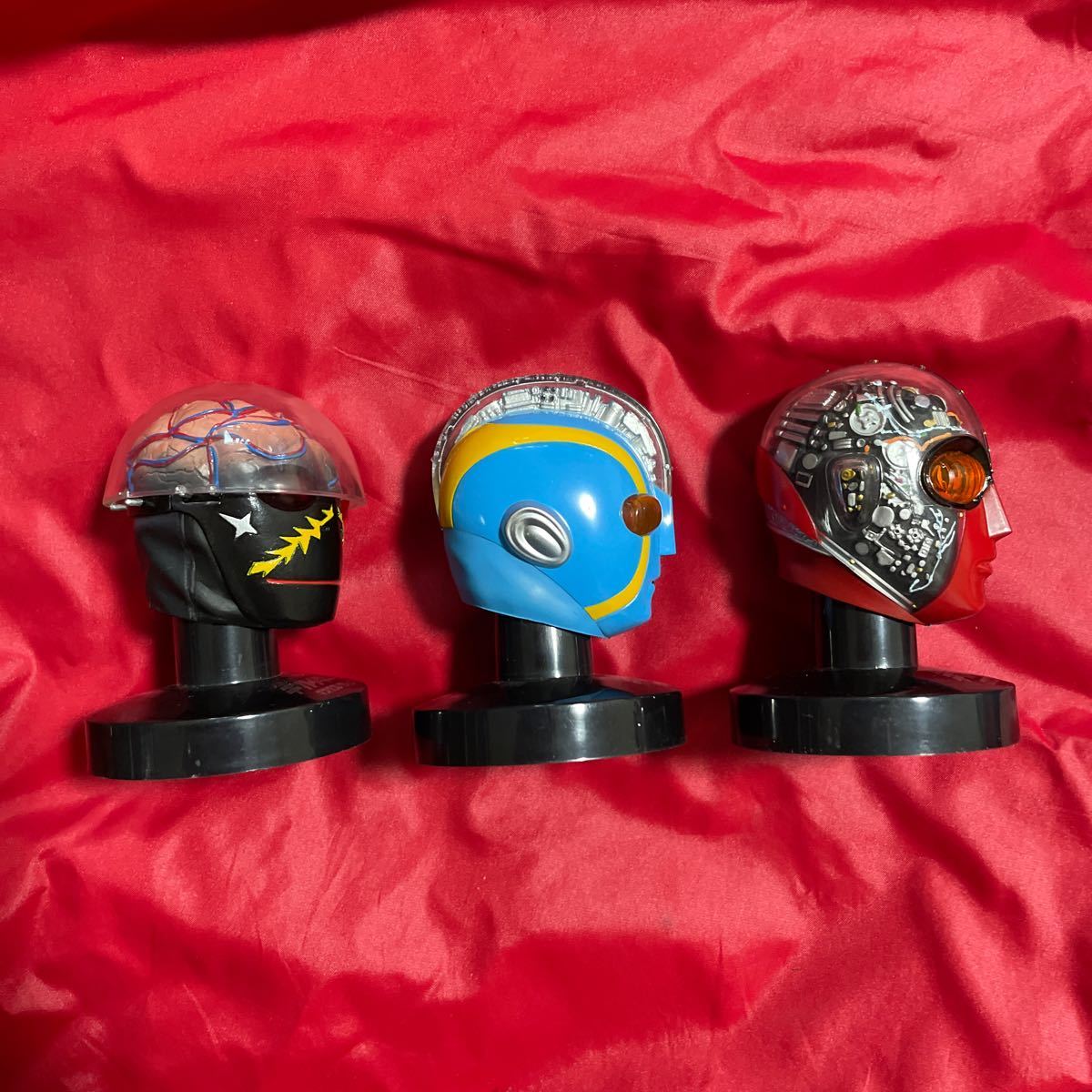 バンダイ マスクコレクション 人造人間 キカイダー ハカイダー キカイダー01 の3体セット の画像3