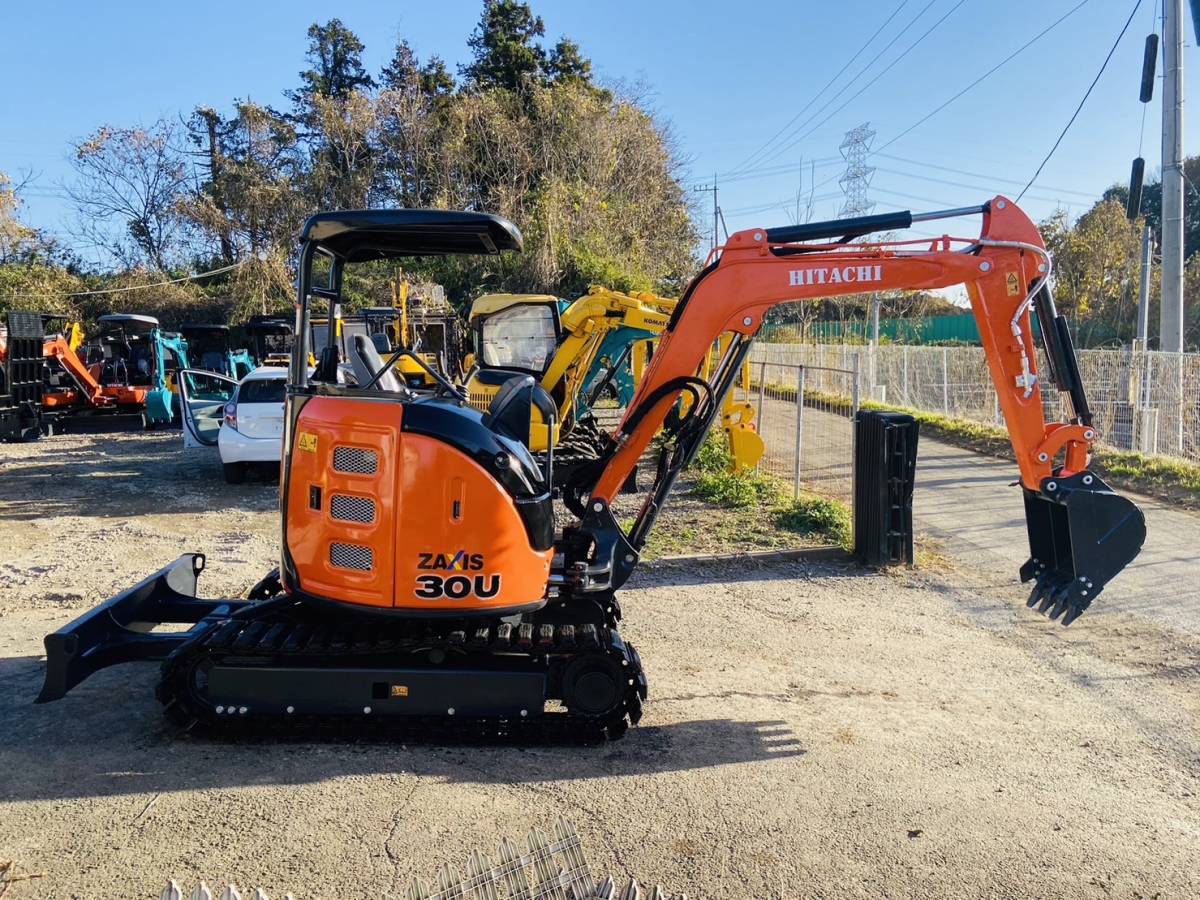  Hitachi ZX30U-5A 1684 час 3t Class скоростей *4way мульти- * брейкер ( в оба конца ) трубы * новый товар зажим есть Mini Yumbo б/у Mini экскаватор покупка в обмен на старую модель с доплатой OK!