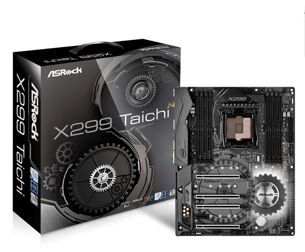 ASRock Taichi X299 LGA2066 Workstation DDR4 Intel X299 SATA 6Gb/s ATX Motherboard _画像1