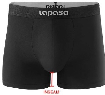 【新品】Lapasa●ボクサーパンツ●ムレ軽減 通気性・吸汗速乾・ストレッチスポーツトレーニング ボクサーブリーフ前閉●黒2XL×3枚●4980円