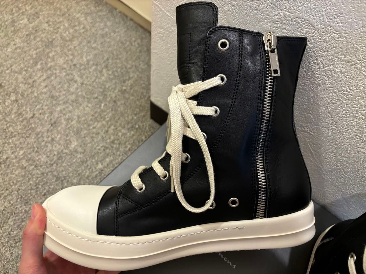 まるり様専用Rick Owens Ramones風 ハイカットスニーカー ダーク まるり様専用Rick Owens Ramones風 ハイカットスニーカー ダーク