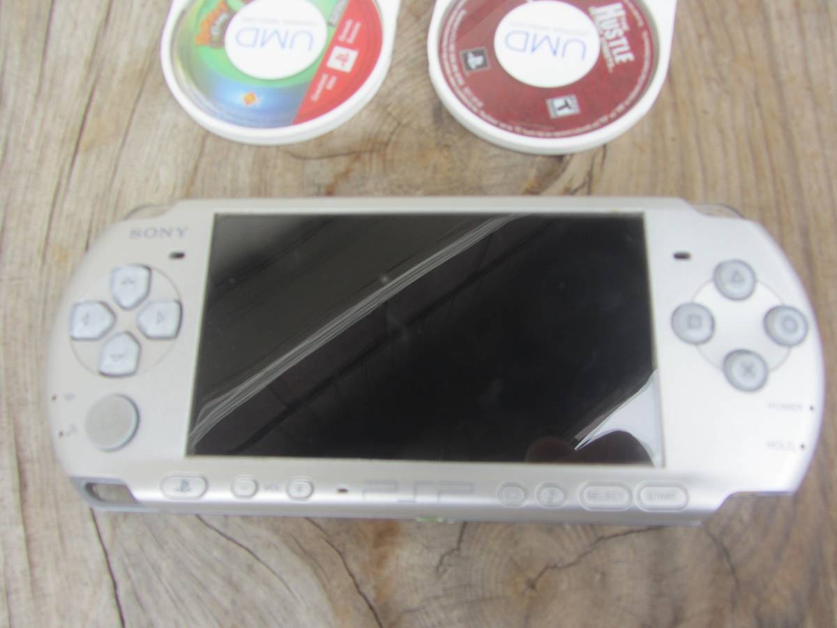 【中古】PSP「プレイステーション・ポータブル」 パール・ホワイト(PSP-3000PW)【メーカー生産終了】_画像1