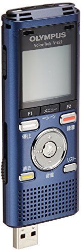 【中古】OLYMPUS ICレコーダー VoiceTrek 4GB リニアPCM対応 MicroSD対応 BLU ブルー V-822_画像1