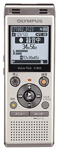 【中古】OLYMPUS ICレコーダー Voice-Trek V-863 シャンパンゴールド V-863 GLD_画像1
