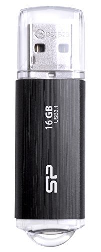 【中古】シリコンパワー USBメモリ 16GB USB3.1 & USB3.0 ヘアライン仕上げ Blaze B02 SP016GBUF3B02V1K_画像1