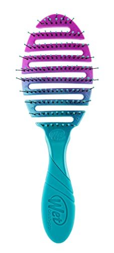 【中古】WetBrush(ウェットブラシ) プロ フレックスドライ ヘアブラシ ティールオンブレ 1本_画像1