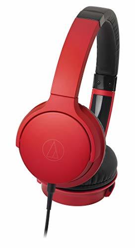 【中古】audio-technica SoundReality ポータブルオンイヤーヘッドホン レッド ATH-AR3 RD_画像1