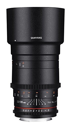 【中古】Samyang SYDS135M-N VDSLR II 135mm f/2.2-22 望遠プライムレンズ Nikon Fマウントデジタル一眼レフカメラ用_画像1