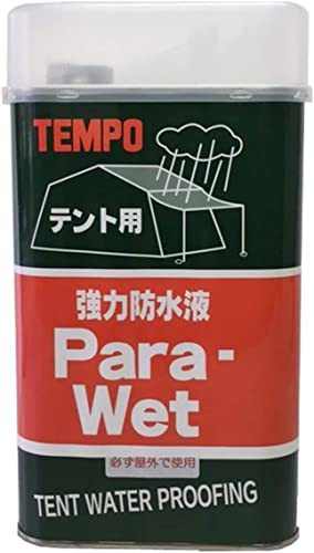 超ポイントアップ祭 【中古】TEMPO Para 1リットル入り テント用の強力防水液 Wet（パラウエット） その他