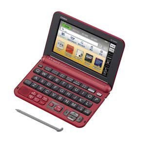 【中古】カシオ 電子辞書 エクスワード 生活・ビジネスモデル XD-G8000RD レッド コンテンツ140_画像1