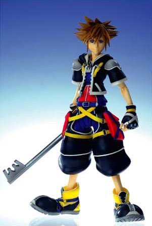 【中古】KINGDOM HEARTS II PLAY ARTS ソラ(PVC塗装済みアクションフィギュア)_画像1