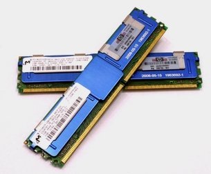 【中古】Micron(HP) PC2-5300F 2GB FB DIMM　2枚セット 合計4GB 【バルク品】_画像1