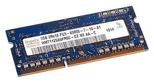 【中古】Hynix Eco Macbook用低電力メモリ DDR3-1066 PC3-8500S-7-10-A1 HMT112S6BFR6C-G7 1GB_画像1