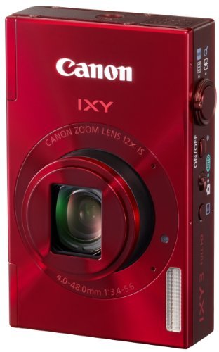 【中古】Canon デジタルカメラ IXY 3 約1010万画素 光学12倍ズーム レッド IXY3(RE)_画像1