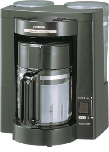 【中古】TOSHIBA コーヒーメーカー ブラック HCD-L50M(K)_画像1