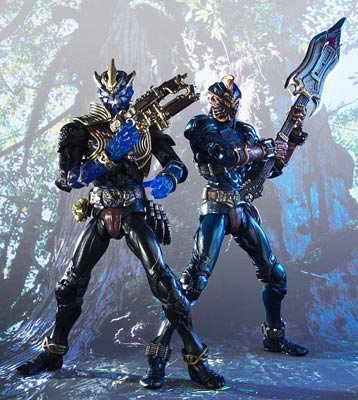 【中古】S.I.C.VOL.34 仮面ライダーイブキ&ザンキ_画像1