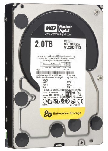 【中古】Western Digital WD2003FYYS 2 TB 3.5' 内部ハードドライブ2TB RE4 SATA 7200 RPM 64MB 3GBPS SATAHDSATA/300 - 7200 rpm - 64 MB