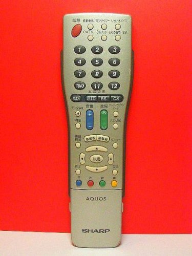 【中古】シャープ テレビリモコン GA410WJSA_画像1