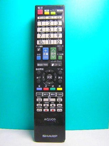 【中古】シャープ テレビリモコン GB026WJSA_画像1