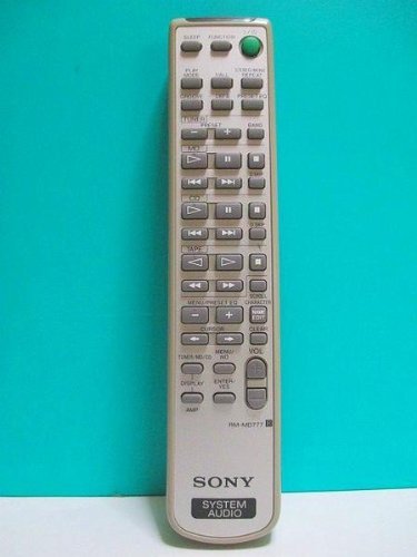 【中古】ソニー(SONY) ソニー オーディオリモコン RM-MD777_画像1