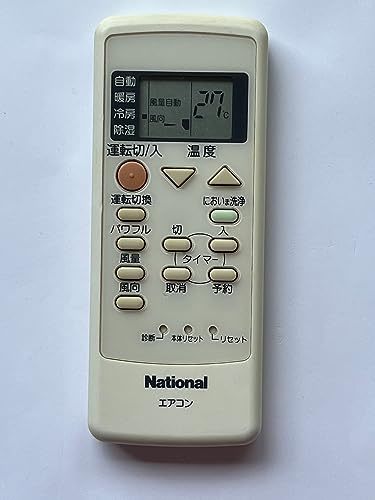 【中古】パナソニック ナショナル National エアコンリモコン A75C2412_画像1