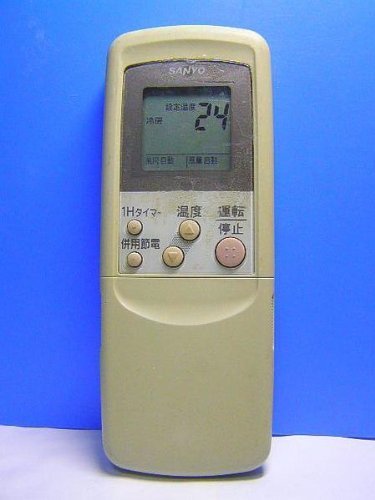 【中古】三洋電機 エアコンリモコン RCS-LVR6A_画像1