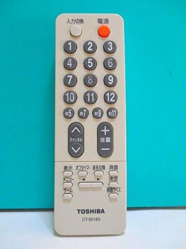 【中古】東芝 テレビリモコン CT-90183_画像1