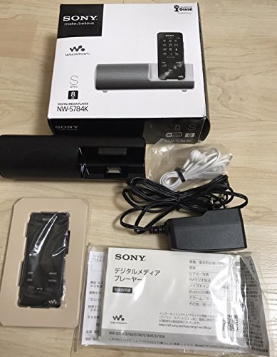 【中古】SONY ウォークマン Sシリーズ 8GB スピーカー付 ブラック NW-S784K/B_画像1