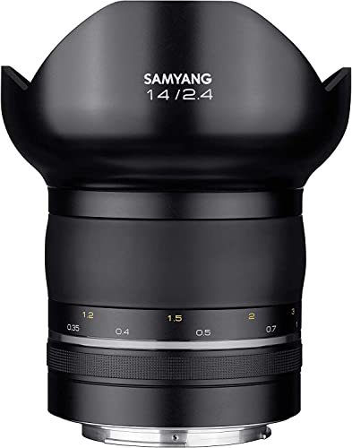 【中古】SAMYANG 単焦点広角レンズ XP 14mm F2.4 マニュアルフォーカス キヤノンEF AE用 電磁絞り対応 フルサイズ対応_画像1