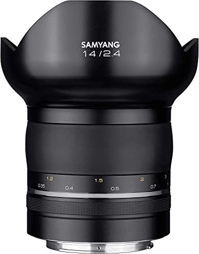 【中古】SAMYANG 単焦点広角レンズ XP 14mm F2.4 マニュアルフォーカス ニコンF AE用 電磁絞り対応 フルサイズ対応_画像1