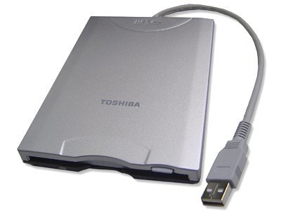 【中古】TOSHIBA　USB接続 3.5インチ FDDユニット PA2680U_画像1