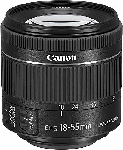 【中古】Canon 標準ズームレンズ EF-S18-55mm F4.0-5.6IS STM APS-C対応