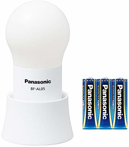 【中古】パナソニック LEDランタン 乾電池エボルタNEO付き 電球色 ホワイト BF-AL05N-W_画像1
