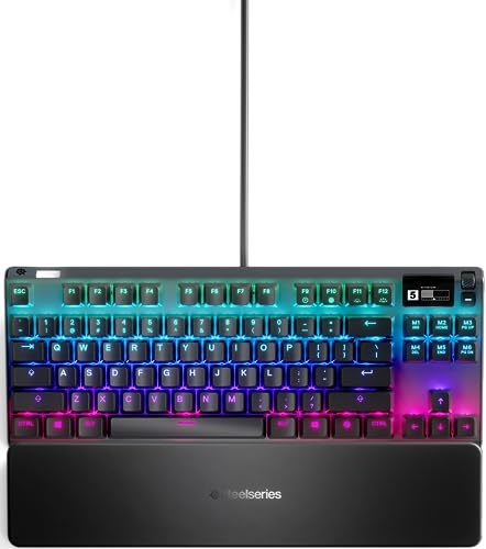 【中古】SteelSeries メカニカル ゲーミングキーボード 英語配列 テンキーレスApex Pro TKL US 64734_画像1