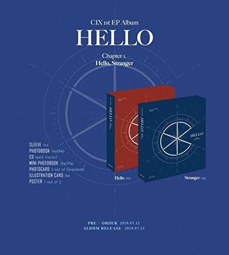 【中古】CIX 1st EP - HELLO Chapter 1. Hello%カンマ% Stranger (ランダムバージョン)_画像1