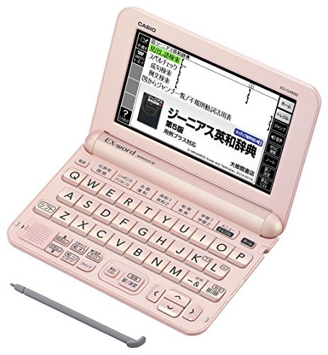 [ used ] Casio computerized dictionary eks word high school student model XD-G4800PK light pink contents 150