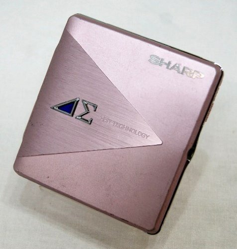 【中古】SHARP　シャープ　MD-DS5-P　ピンク系　1ビットポータブルMDプレーヤー　MDLP対応　（MD再生専用機/MDウォークマン/1-BIT）_画像1