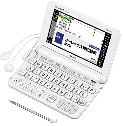 [ б/у ] Casio электронный словарь eks слово ученик старшей школы модель XD-K4800WE белый 