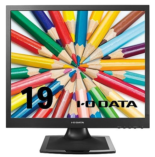 【中古】I-O DATA 19型スクエア液晶ディスプレイ ブラックLCD-AD192SEDSB_画像1