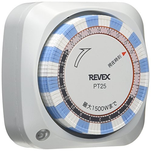 【中古】リーベックス(Revex) コンセント タイマー スイッチ式 24時間 プログラムタイマー PT25_画像1