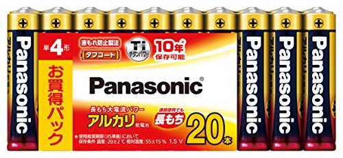 【中古】パナソニック アルカリ乾電池 単4形20本パック LR03XJ/20SW_画像1