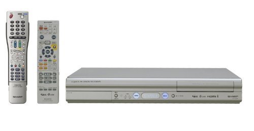 【中古】SHARP AQUOS 地上・BS・110度CSデジタルハイビジョンチューナー内蔵 HDD&DVDレコーダー 400GB DV-AC34_画像1