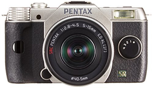 【中古】PENTAX ミラーレス一眼 Q7 ズームレンズキット [標準ズーム 02 STANDARD ZOOM] シルバー Q7 SILVER ZOOM LENSKIT 11522_画像1