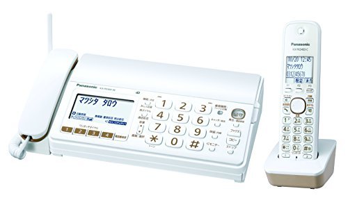 【中古】パナソニック おたっくす デジタルコードレスFAX 子機1台付き 1.9GHz DECT準拠方式 ホワイト KX-PD303DL-W_画像1