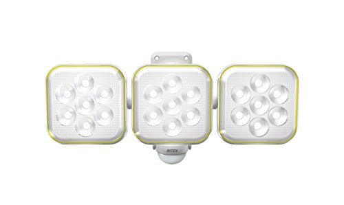 【中古】ムサシ RITEX フリーアーム式LEDソーラーセンサーライト(5W×3灯) 防雨型 S-90L_画像1