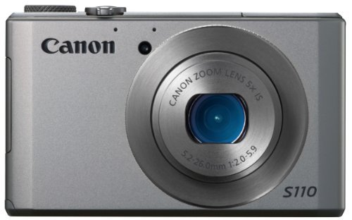 【中古】Canon デジタルカメラ PowerShot S110 約1210万画素 F2.0 光学5倍ズーム シルバー PSS110(SL)_画像1